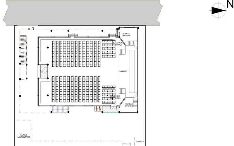 Plan du rez-de-chaussée